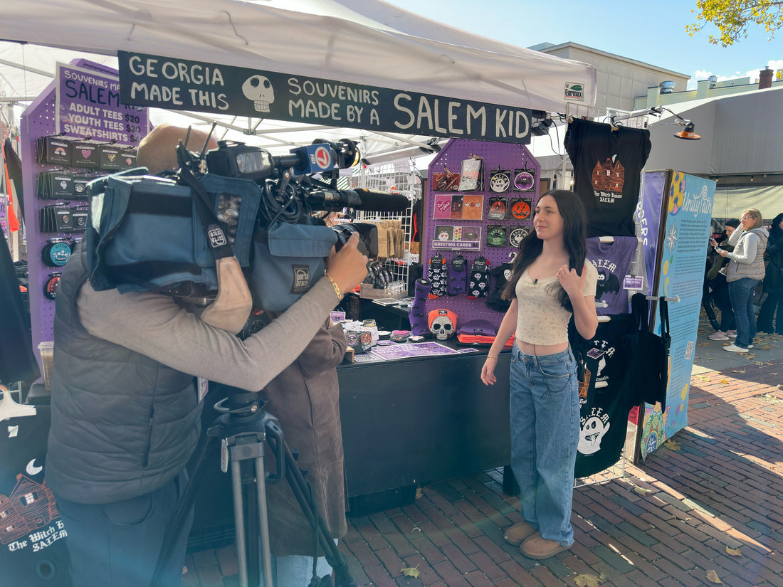 Georgia's Salem vendor booth featured on Channel 7 WHDH